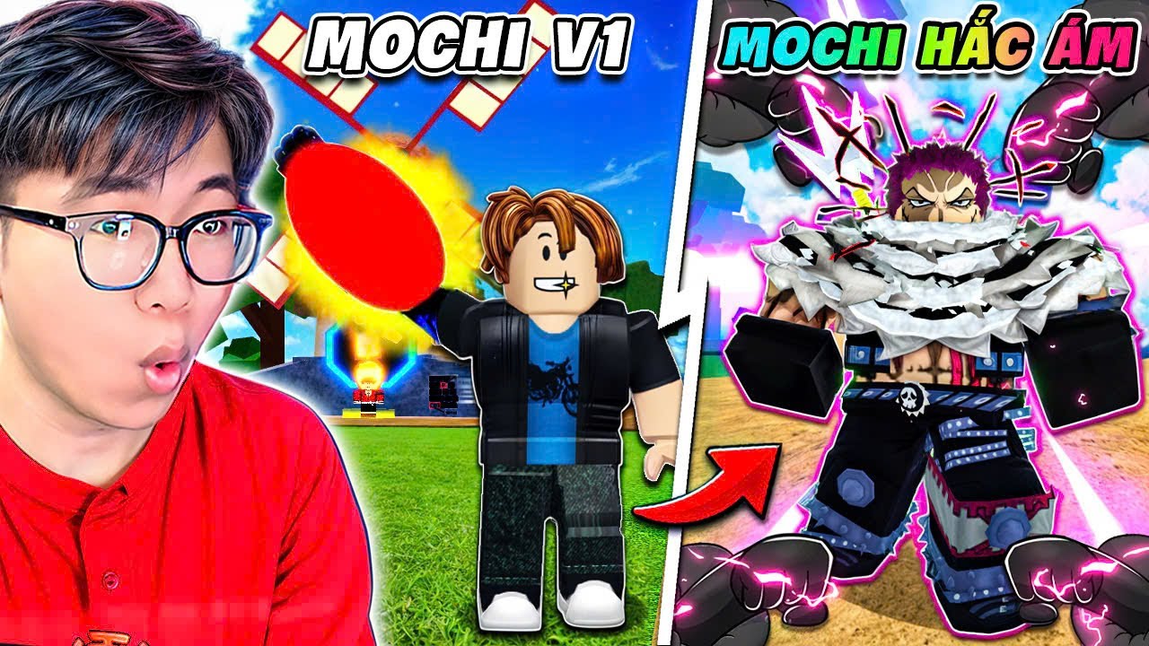 BI HUỲNH 24H NÂNG CẤP TỪ NOOB LÊN GOD KATAKURI VỚI MOCHI HẮC ÁM TRONG BLOX FRUITS