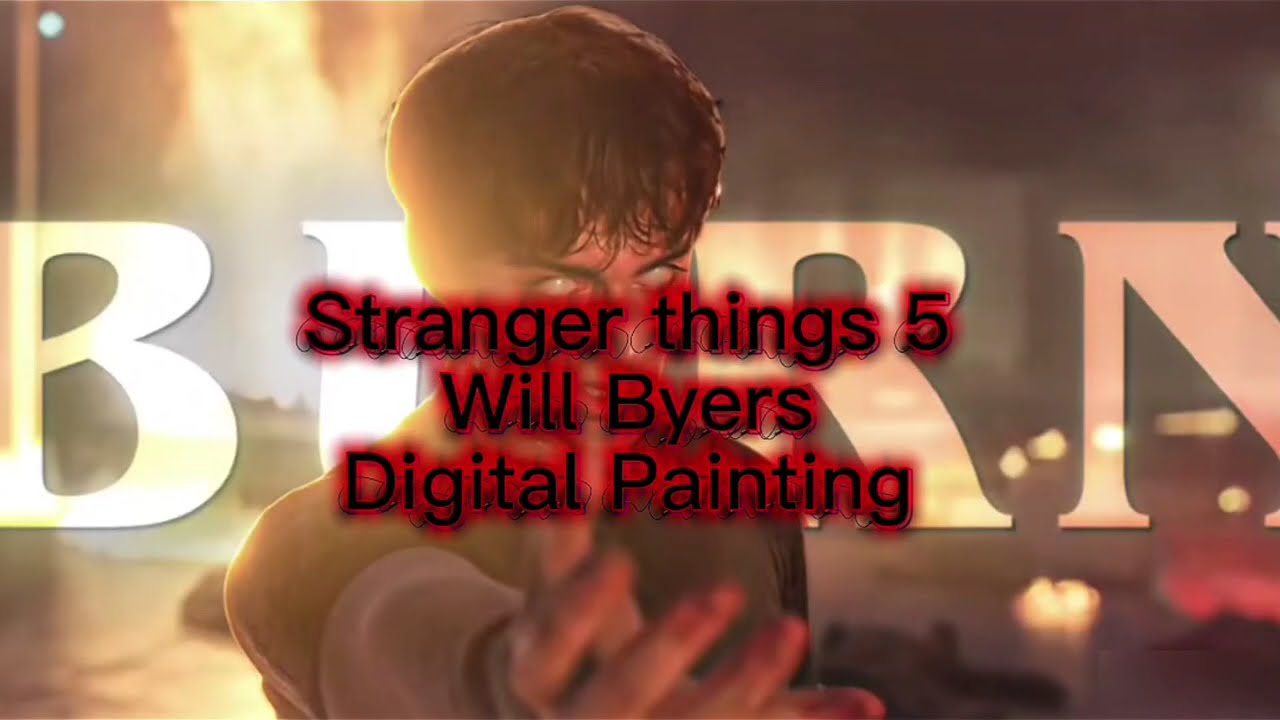 Will Byers Digital Painting of Stranger Things 5 #willbyers #strangerthings5 #digitalpainting #art