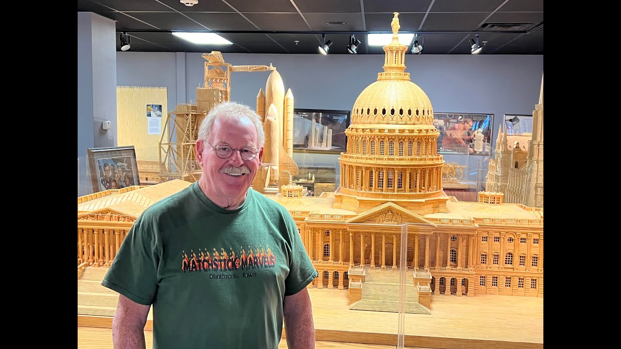 Day Trippin’ with Bob DeWitt-Matchstick Marvels Gladbrook, Iowa!
