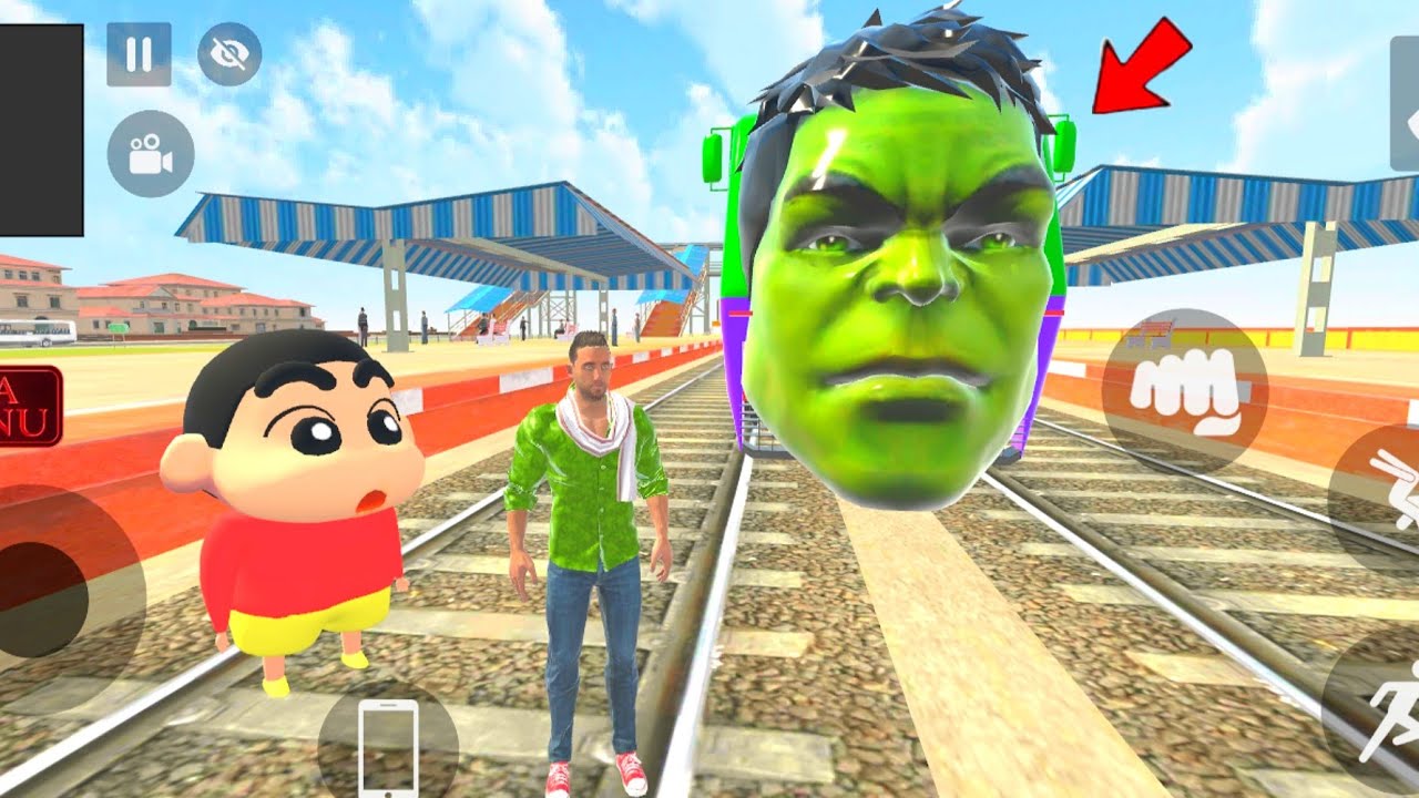 😱 Franklin Ki City Mein Aa Chuki Hai Halak Wali Train 🚆🔥 | Indian Theft Auto Simulator 🎯 