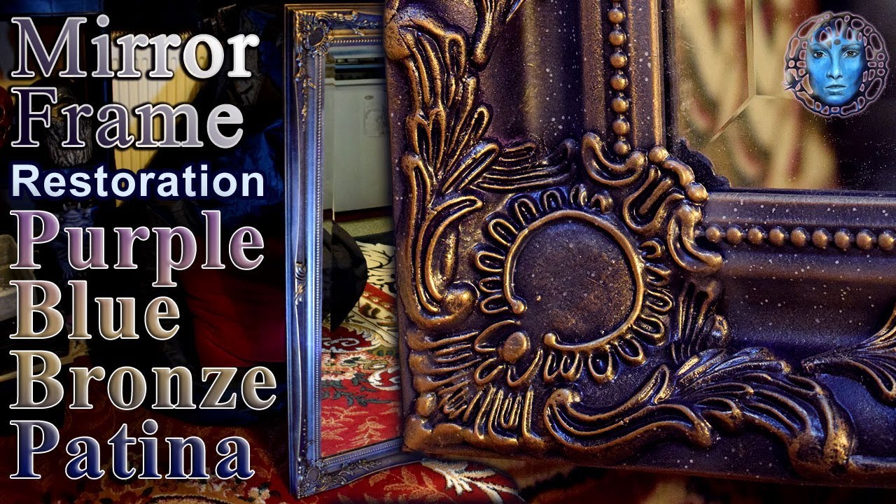 Mirror Frame Restoration | Purple-Blue Bronze Patina
