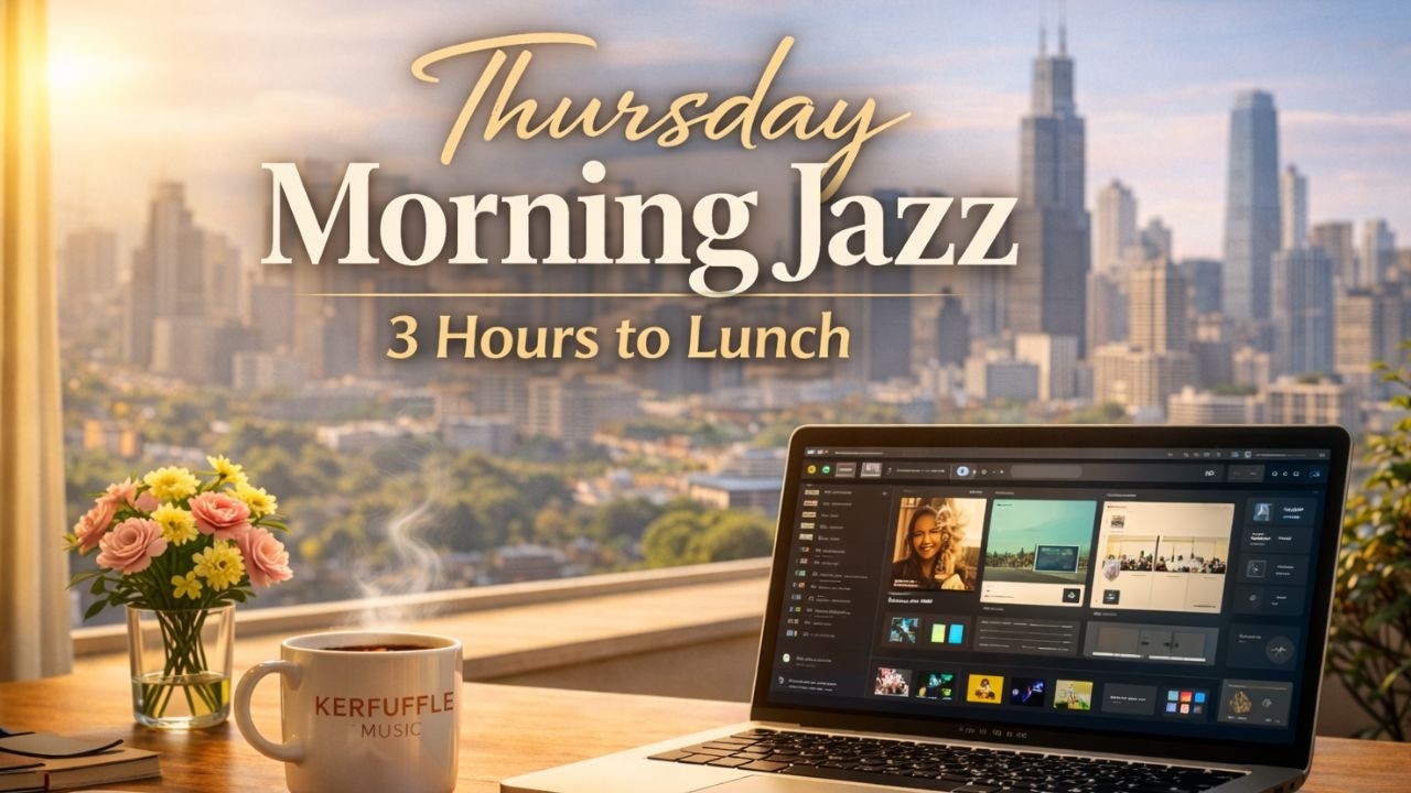 ☀️Thursday Morning Jazz for Work ☕ Smooth Jazz to Stay Focused (3 Hours)