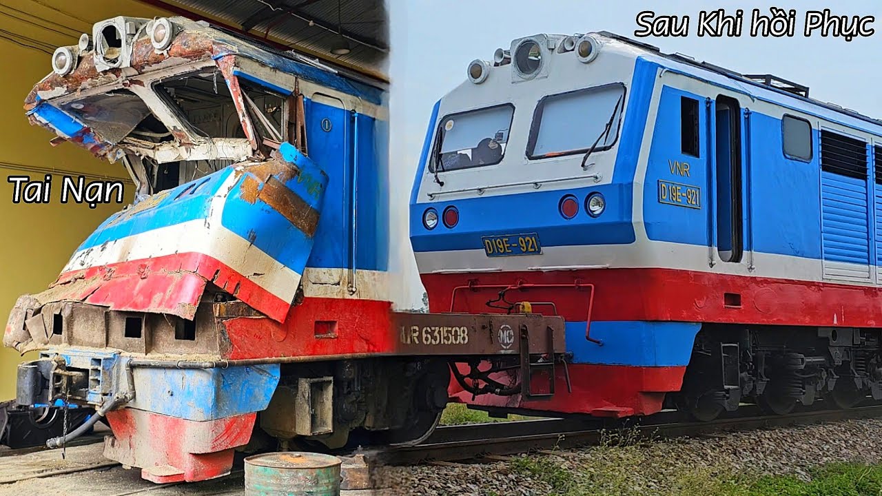 D19E-921 Đã Quay Trở Lại Kéo Tàu Sau Khi Bị Tai Nạn Tàu SE8, Chạy Thêm Các Đoàn Tàu Hợp Du Lịch Hè