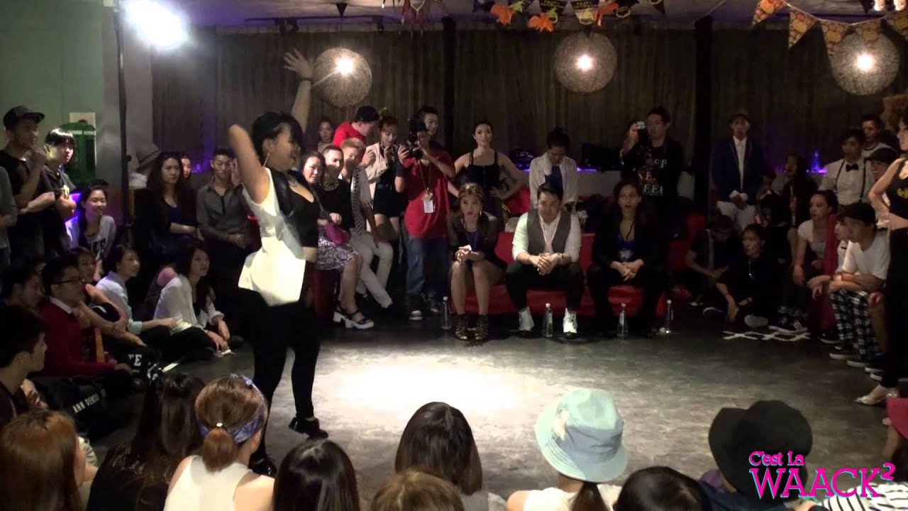 Waacking Battle Best16 1 Min vs Monika | 20141026 C'est La WAACK Vol.2