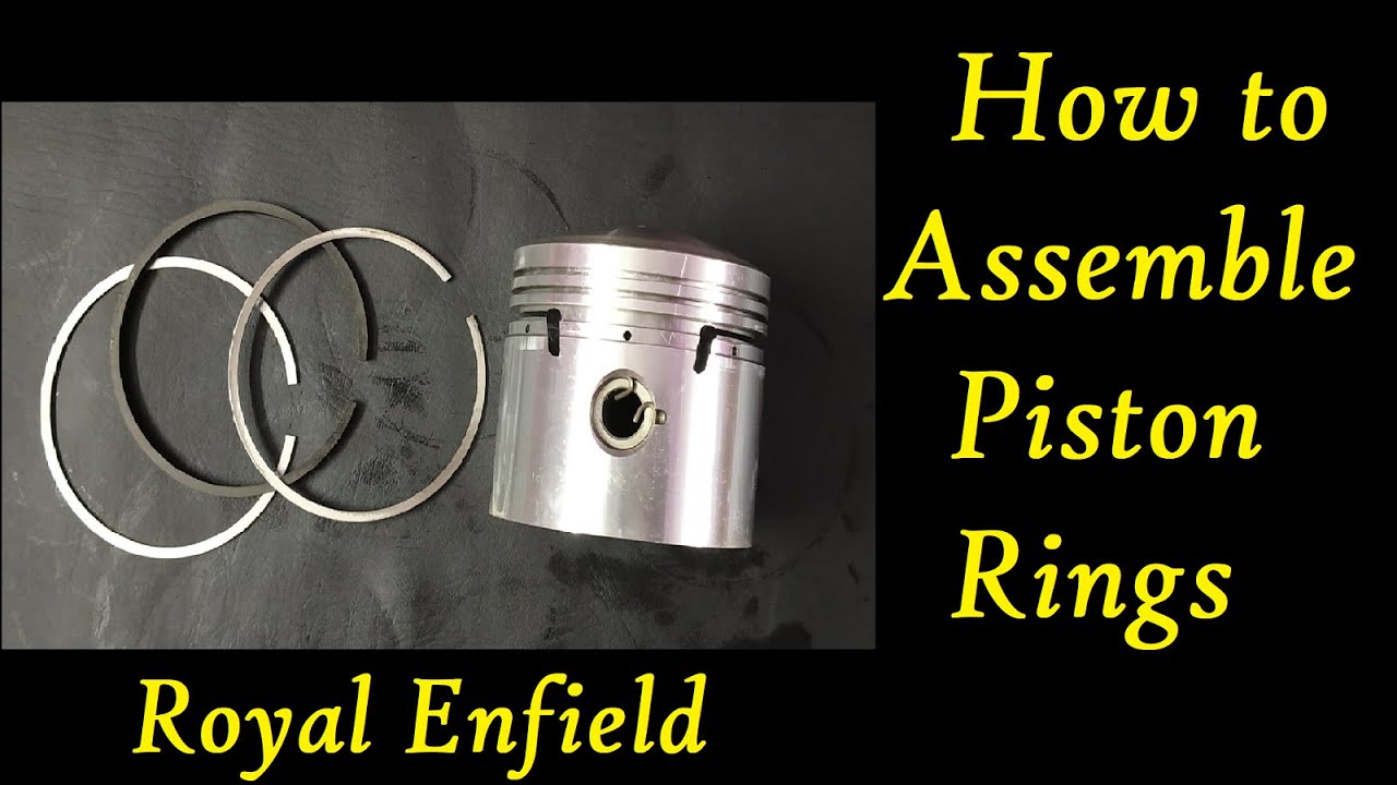 How to assemble piston ring | Royal enfield
