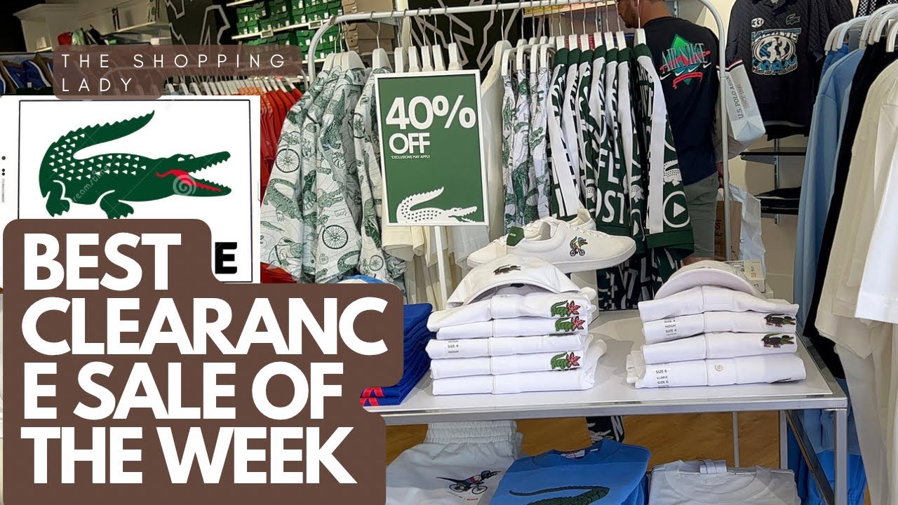LACOSTE POLO T SHIRTS SALE up to 40%OFF shirts and shorts