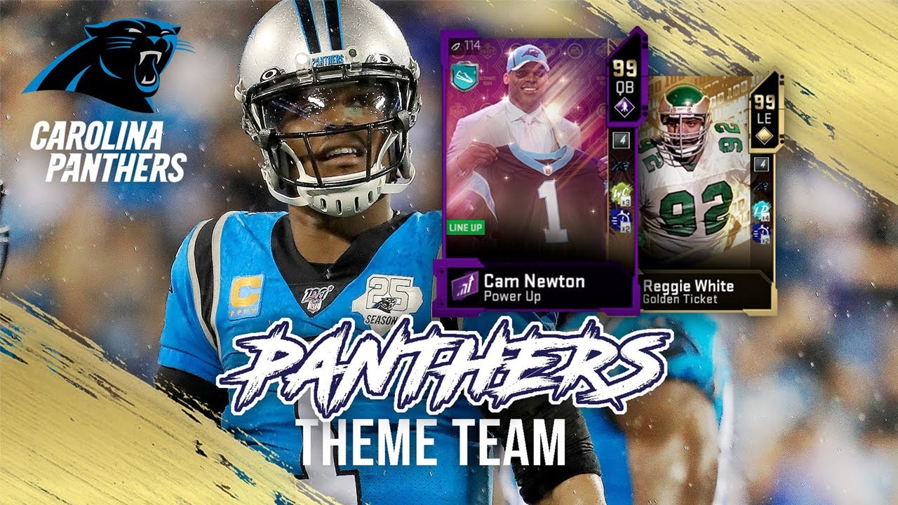 CAROLINA PANTHERS THEME TEAM! MADDEN 20 GAMEPLAY