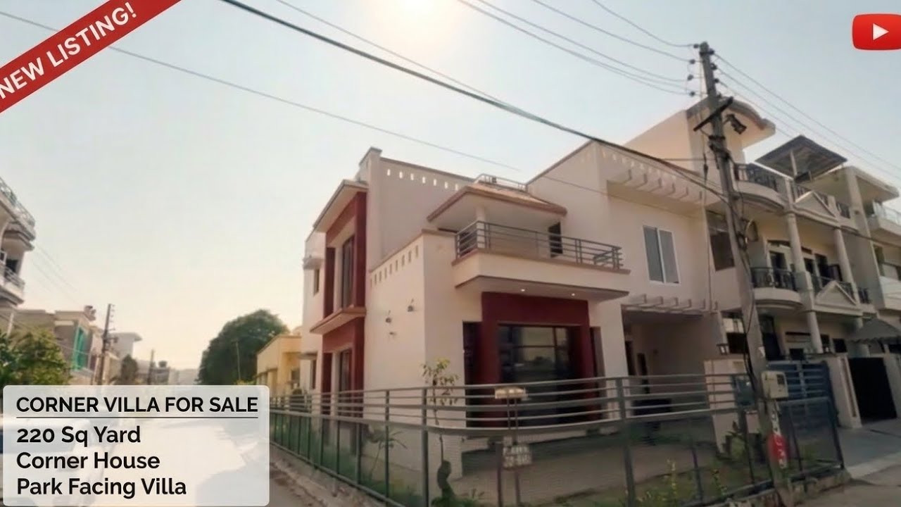 Corner house for sale in Mohali , Sector 125 Sunny enclave Front pocket near chandigarh highway