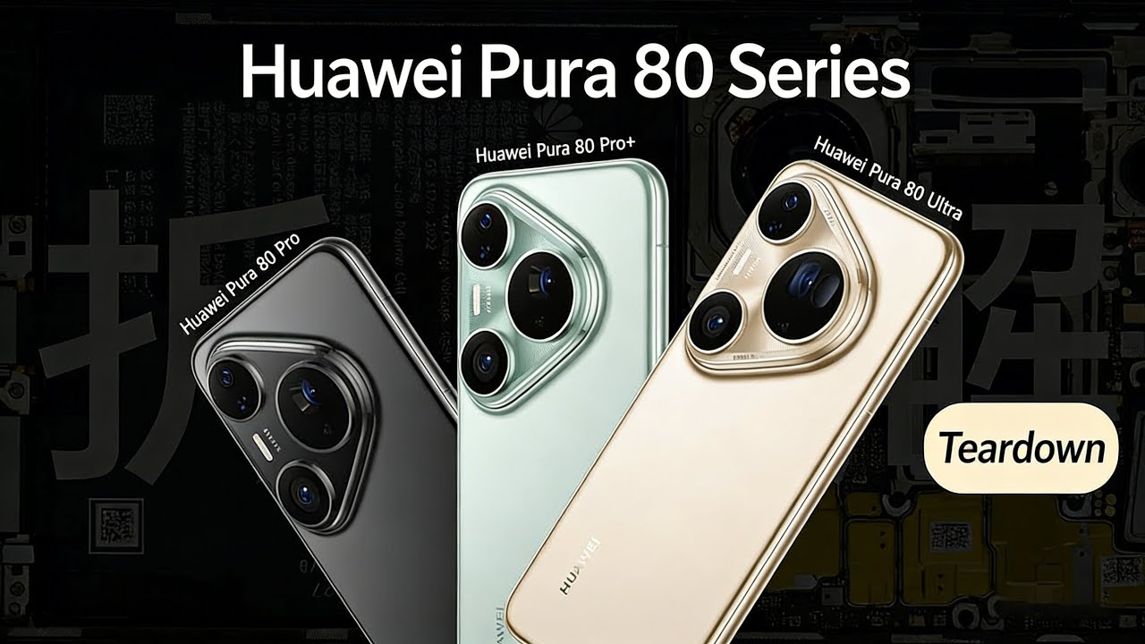 HUAWEI Pura80 Series Triple Teardown: Flash in the Pan or Game-Changer?