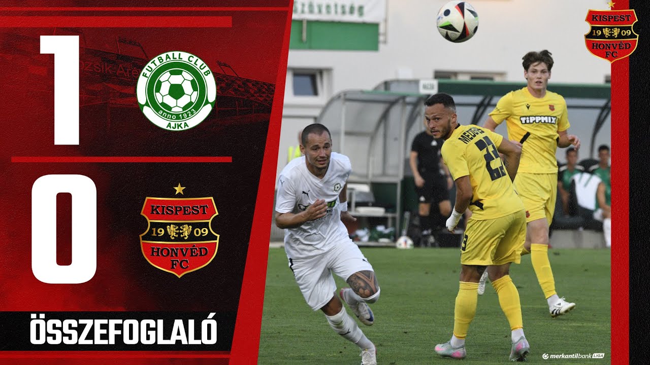 FC Ajka - Budapest Honvéd FC 1-0, Merkantil Bank Liga, 04. forduló - összefoglaló
