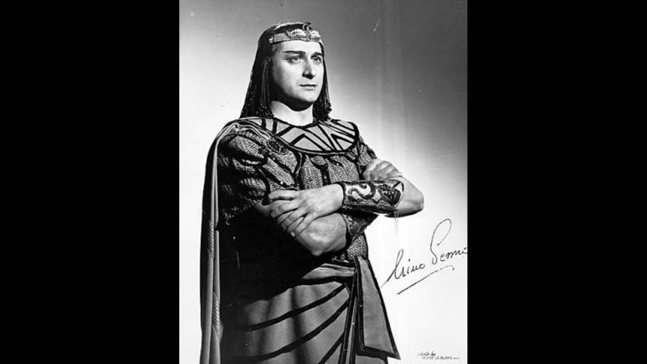 Verdi - Aida - Nume, custode e vindice - Gino Penno, Boris Christoff (Napoli, 1954)