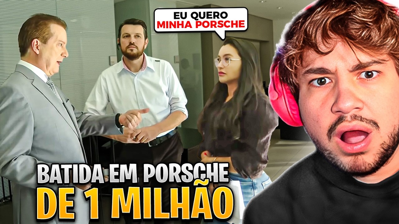 ELA BATEU UMA PORSCHE DE 1 MILHÃO DE REAIS (VIROU UM PESADELO!) -React Celso Russomanno