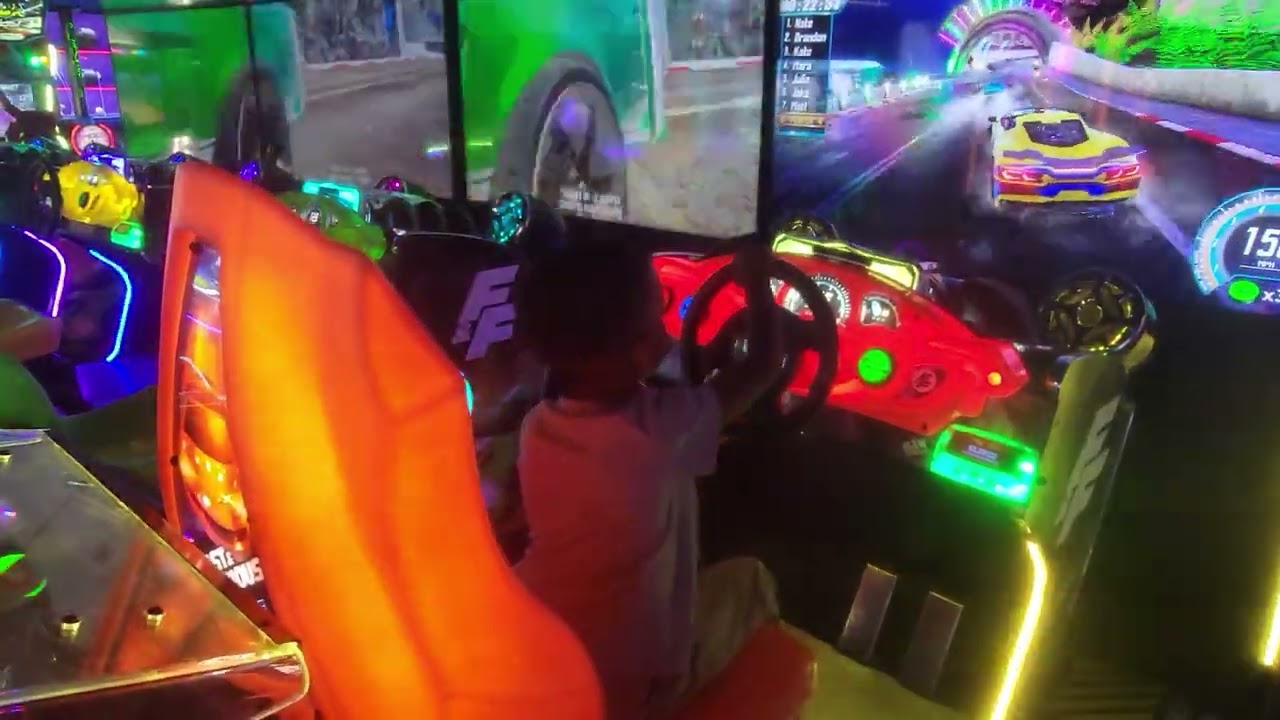 Fast and furious arcade game with real life movements