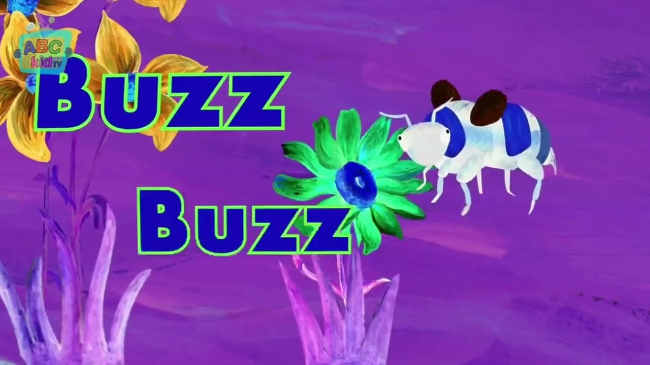 ABC kids tv says BEES GO BUZZ..BUZZ / Funny effects voice effects 