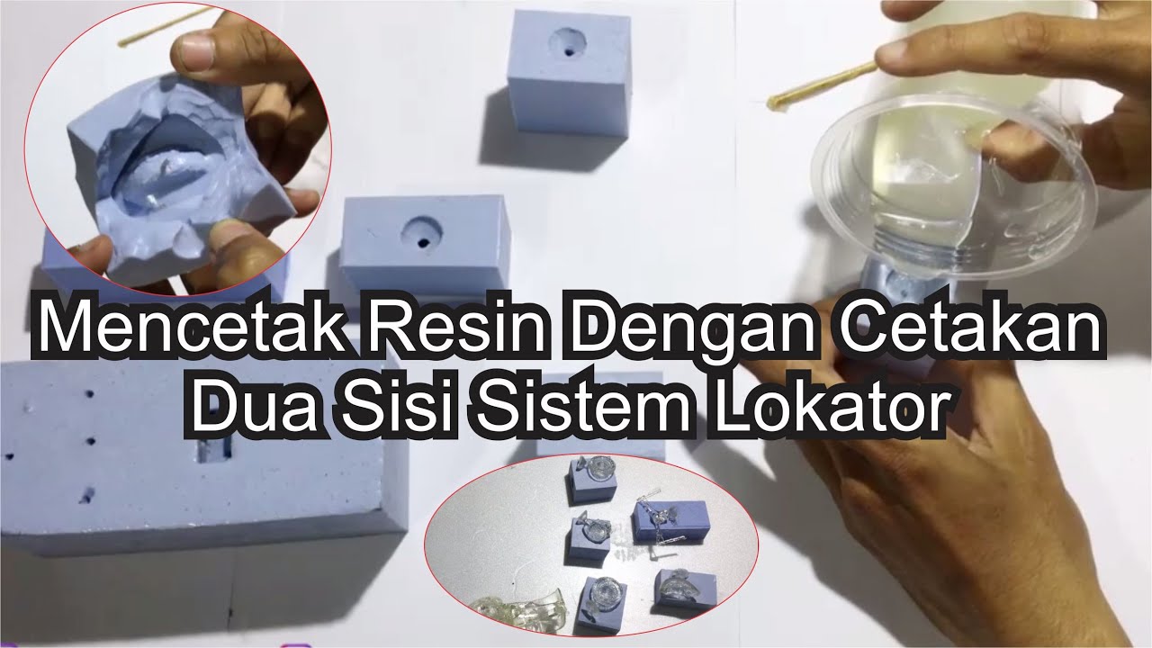Mencetak Resin Dengan Cetakan Dua Sisi Sistem Lokator | Penting untuk membuat kerajinan resin