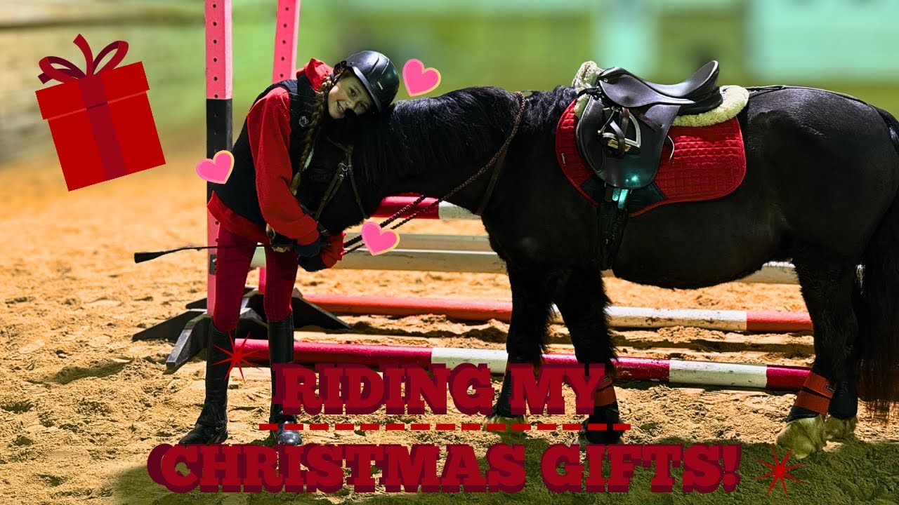Riding Stormy in My CHRISTMAS GIFTS!! | FIRST RIDE OF 2026🎄🐴