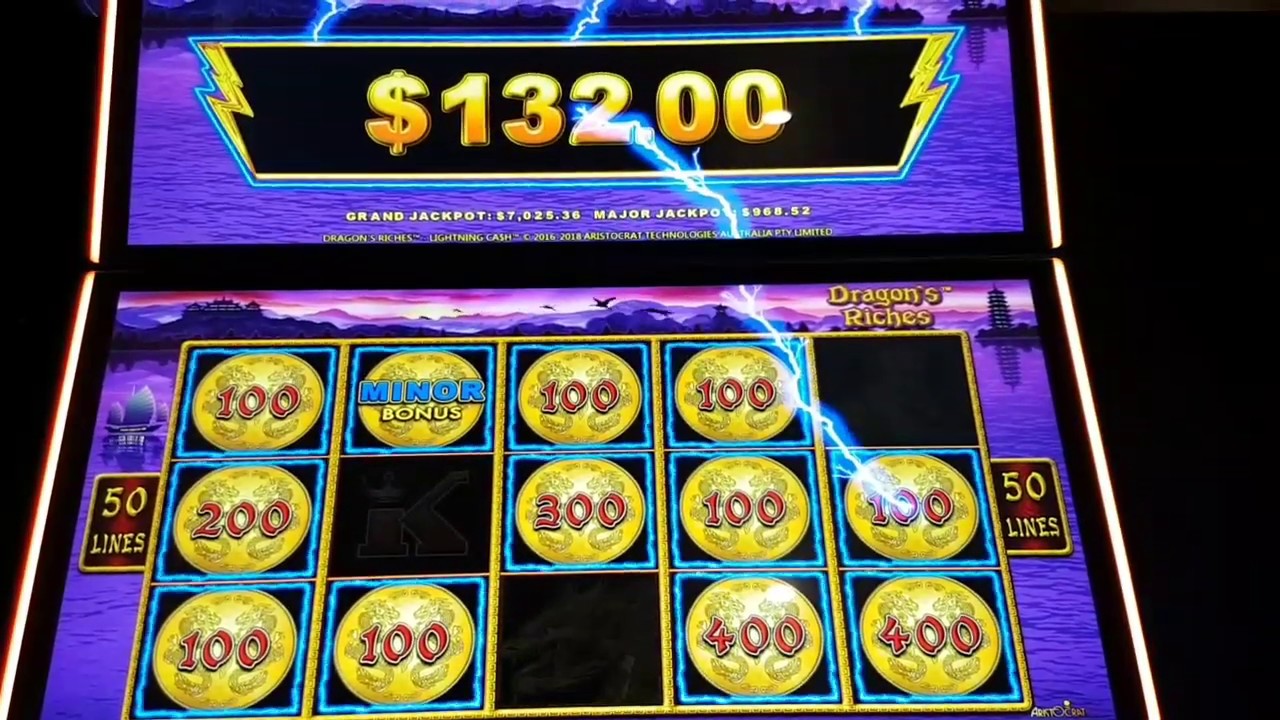 Dragon's Riches⚡⚡Lightning Link⚡⚡2c Denom Bonus + Line Hits🍺😺