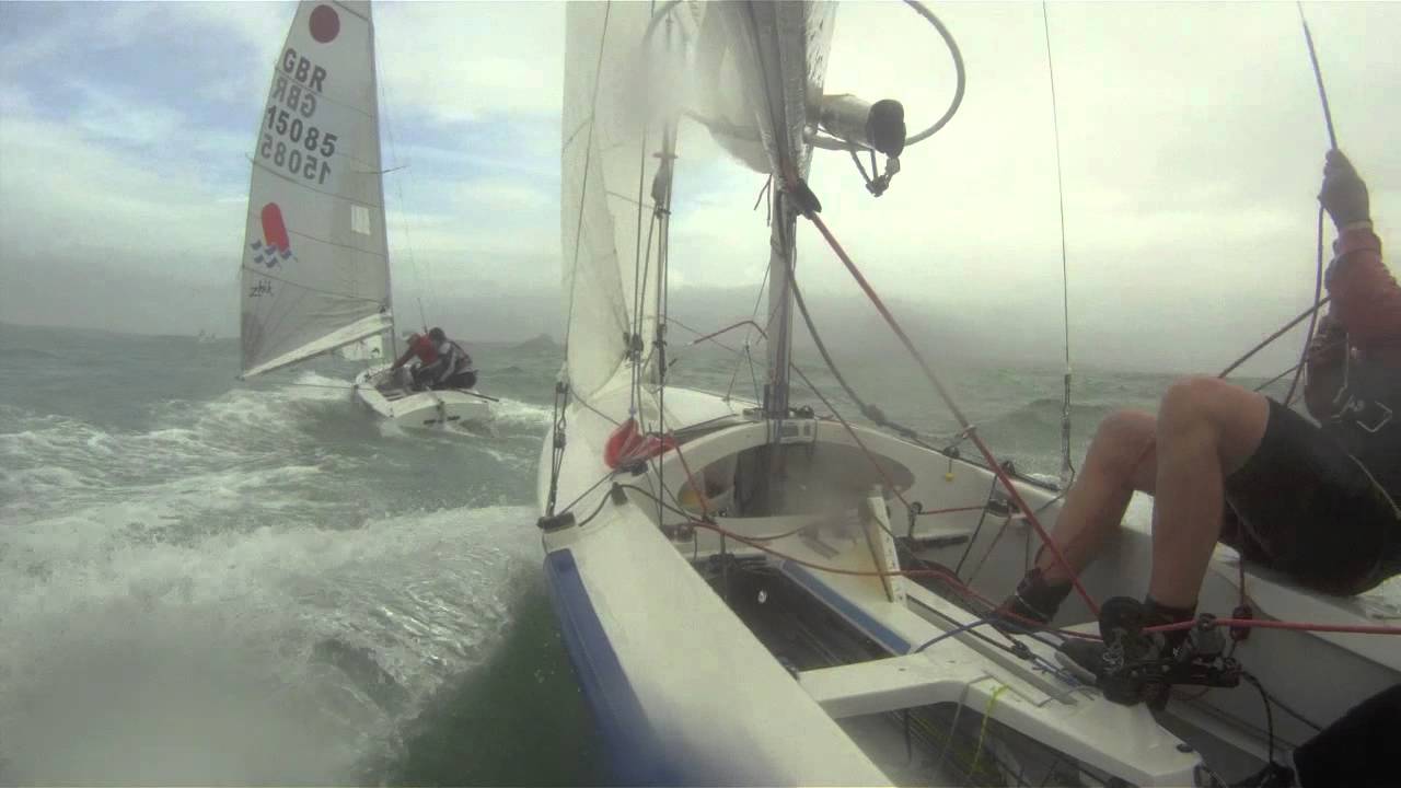 Fireball Nationals Penzance 2012 Windy Thursday