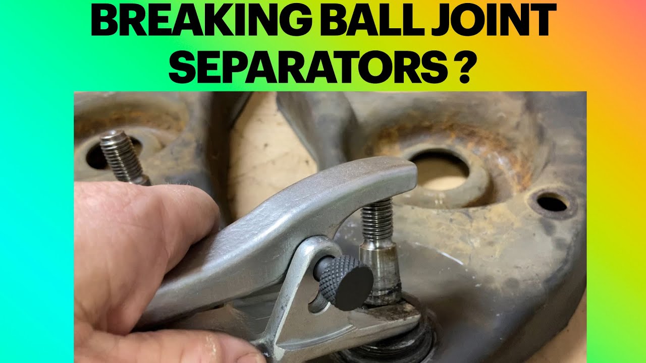 Keep Breaking Ball Joint Separators? This may be your problem