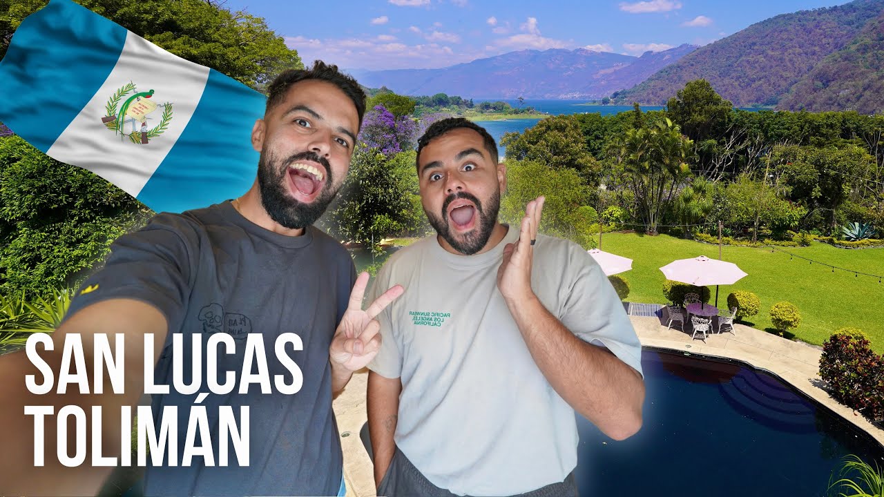 Llegamos al LAGO ATITLÁN 🇬🇹| Primera vez en San Lucas Tolimán | Nos quedamos en un hotel súper lindo