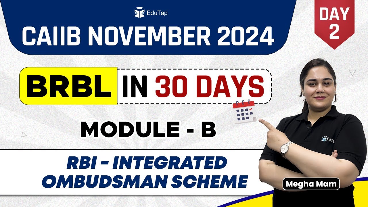 CAIIB BRBL Free Online Classes | CAIIB BRBL Important Topics | CAIIB Nov 2024 Preparation | EduTap