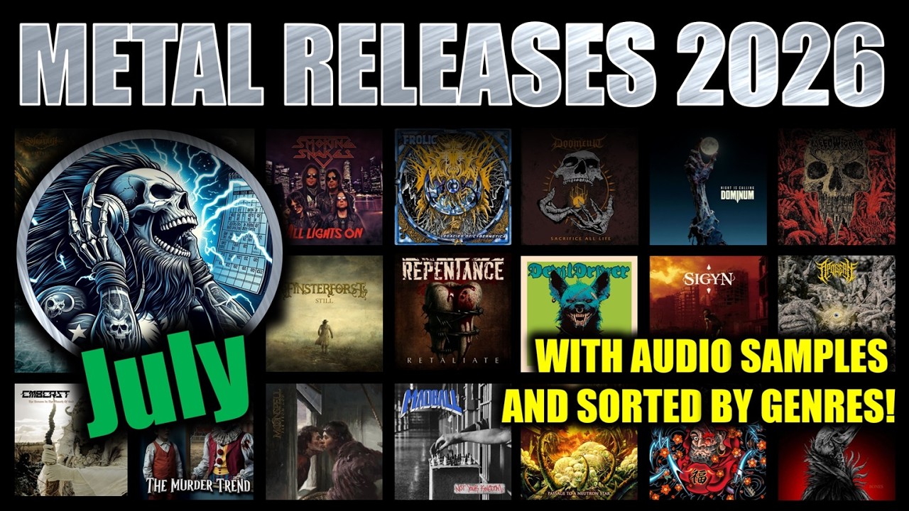 New Metal Albums July 2026 - Preview of Upcoming Metal releases July 2026 #newmetal