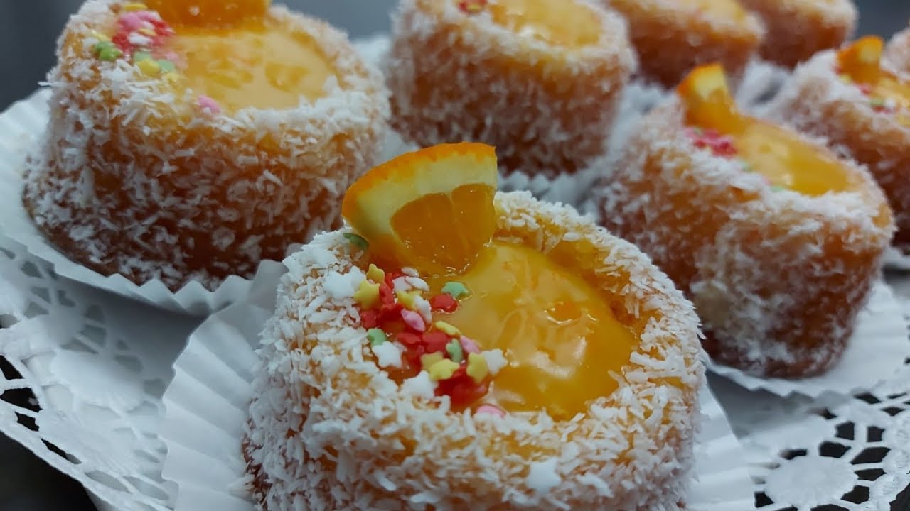 Muffin de naranja y coco con tan solo dos huevos | POSTRE DE TEMPORADA FÁCIL