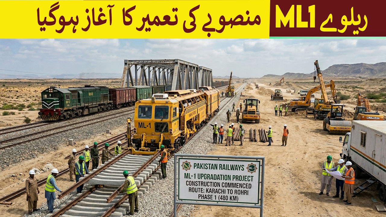 Railway ML1 construction started | Rich Pakistan