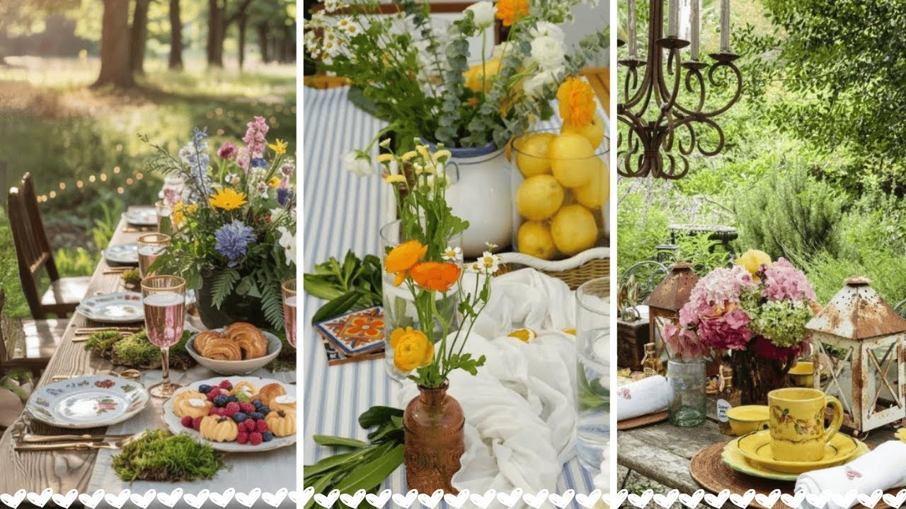 Cottage-Inspired Summer Tablescape Ideas