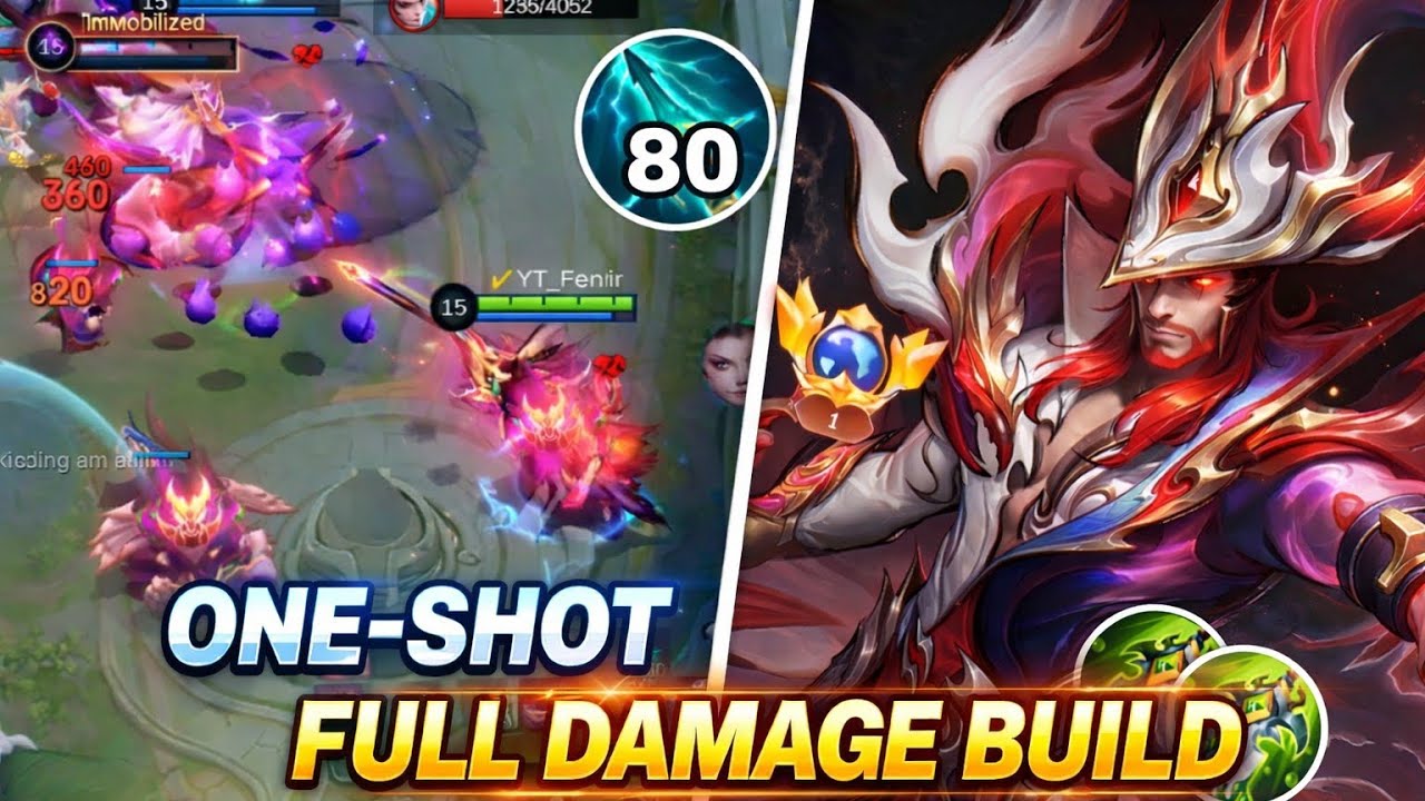 18 KILLS! ONE SHOT DAMAGE BUILD – GLOBAL NO. 1 BUILD! CLINT - SOUL VESSEL SKIN (MOBILE LEGEND) 