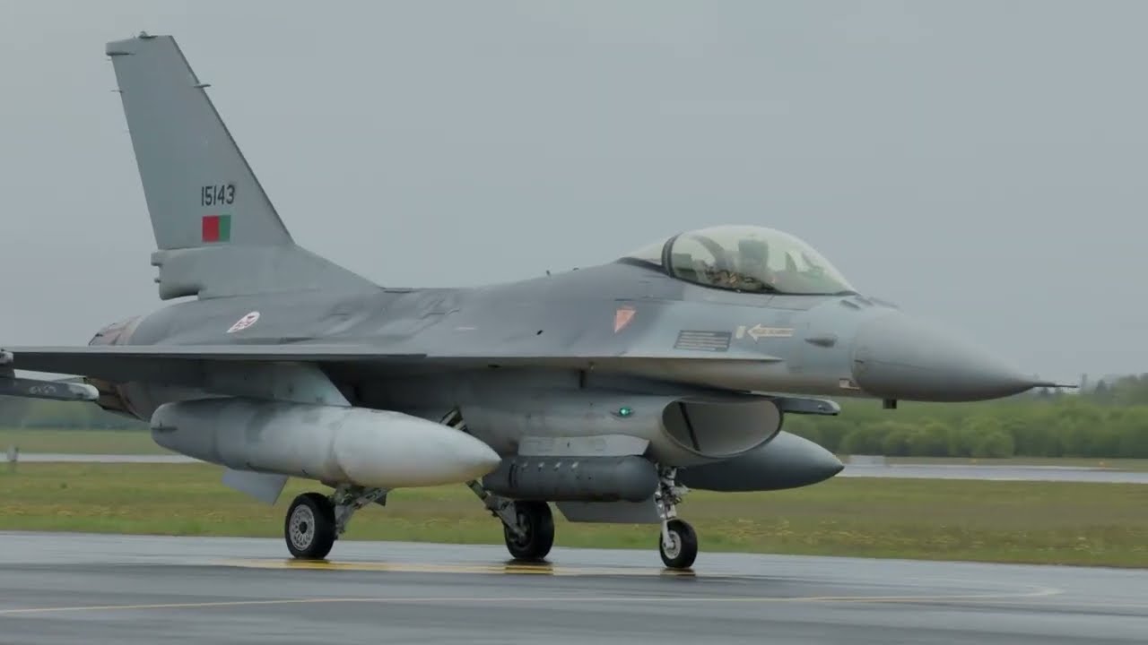 Portuguese Air Force F-16's Patrol the Baltic Skies from Estonia