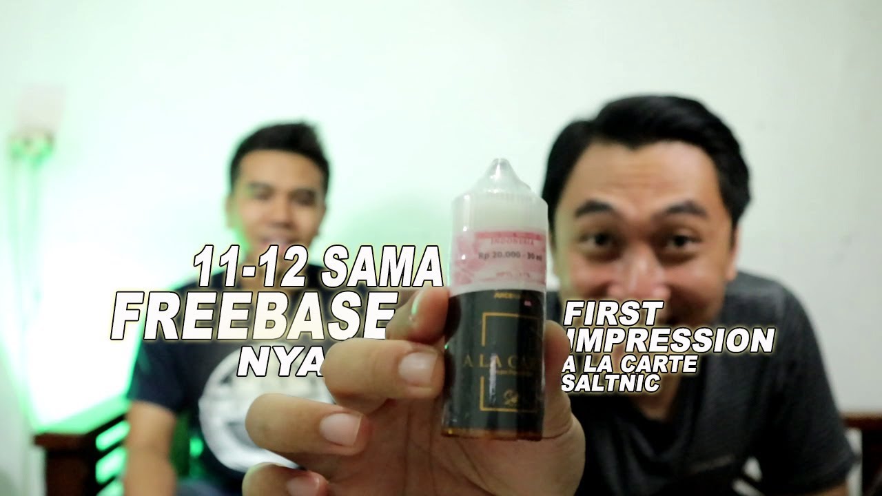 A La Carte Cream Poundcake (Saltnic) - Gak beda jauh dgn freebase nya ....