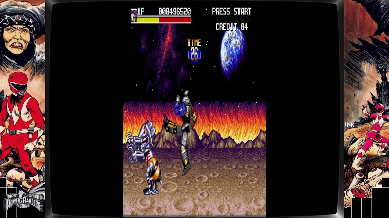 Power Rangers The Movie Sega!
