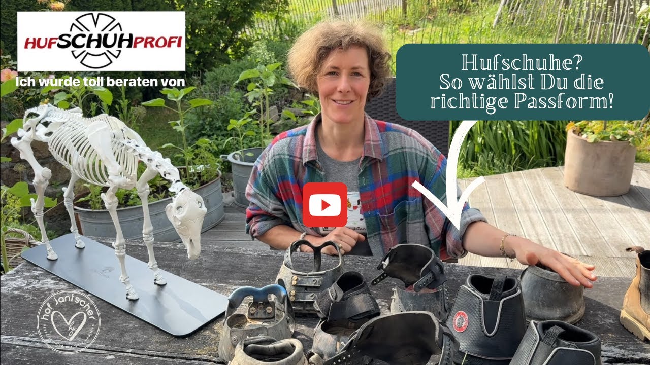 Anna Jantscher erklärt: Hufschuhe - So wählst Du die richtige Passform! Hilfe vom Profi!