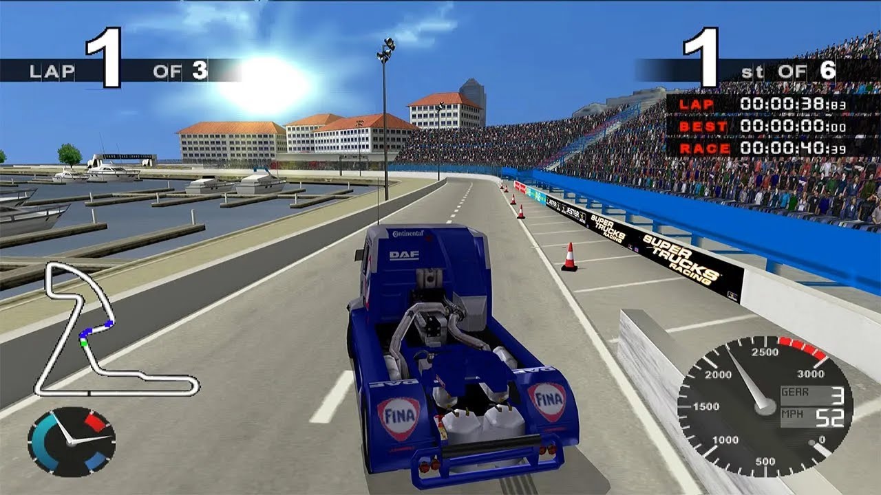 SUPER TRUCKS RACING PS2 Rookie Championship Gameplay 16:9 4K60FPS