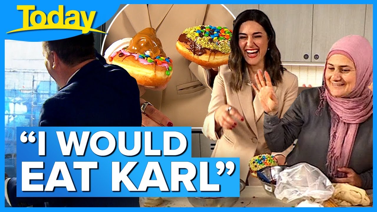 Karl and Sarah&rsquo;s National Donut Day bake off takes a naughty turn | Today Show Australia