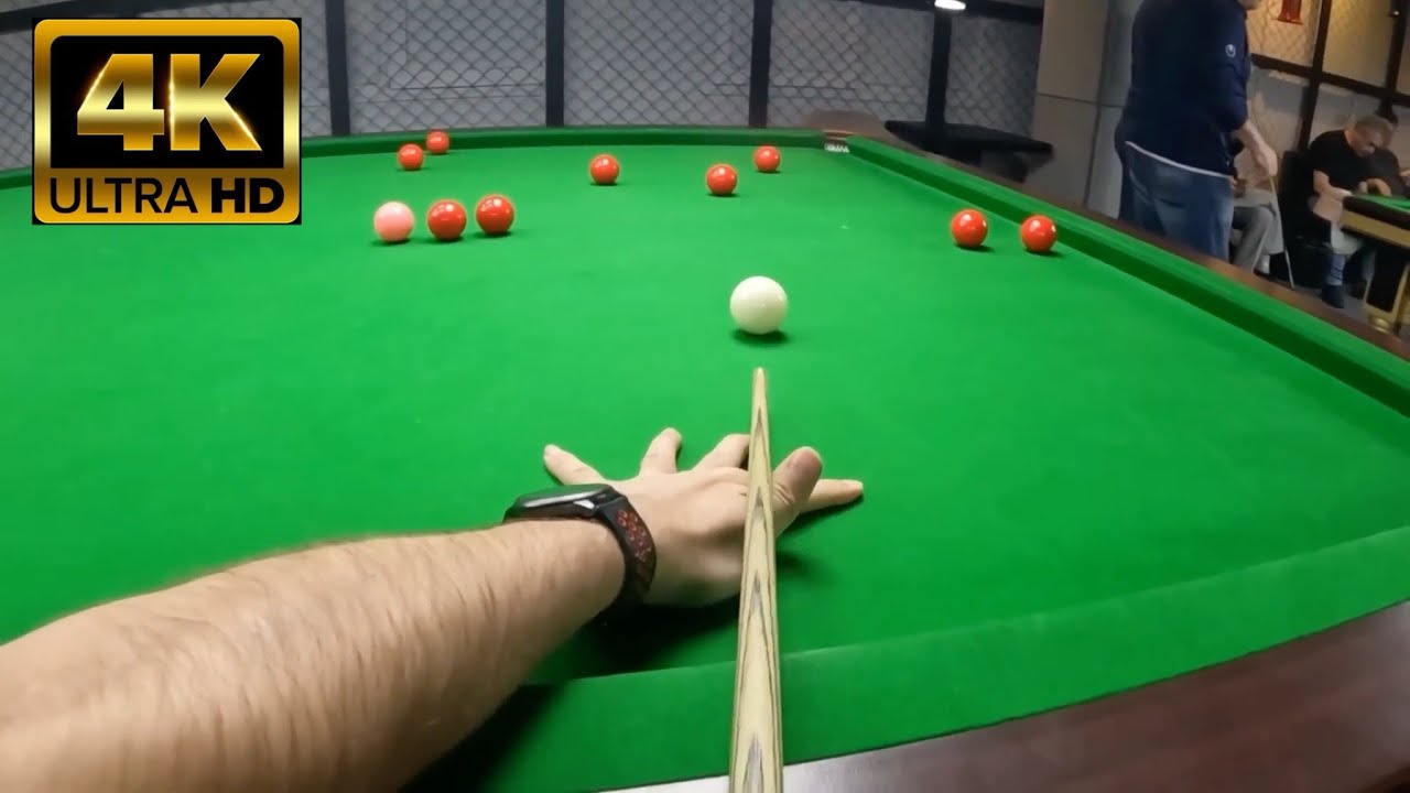 Snooker  Headcam & pov & Table View  Cue Ball Control  asmr  satisfying videos gopro