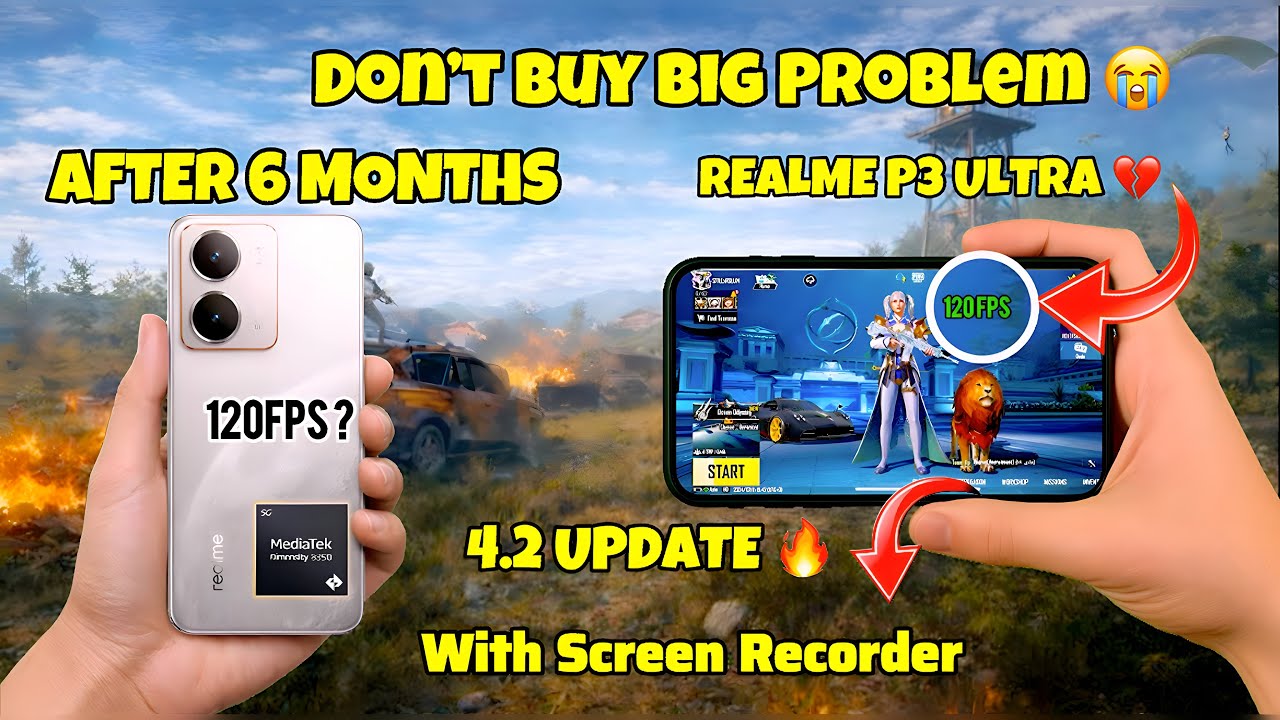 Realme P3 Ultra 120Fps After 4.2 Updates 🔥| Bgmi Full Review💯 Reality Test, Dimensity 8350 Ultra |
