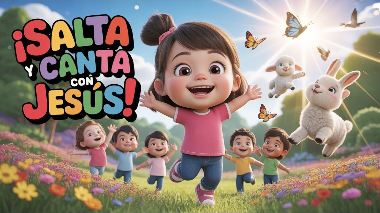 ¡Niños SALTAN y ALABAN a Jesús! 🙌 Canción Cristiana Infantil Divertida | AleluKids