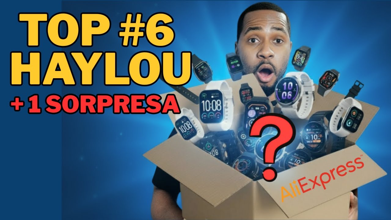 ¿Cuál es el MEJOR Smartwatch HAYLOU? | MI TOP 6 + 1 PRODUCTO SECRETO