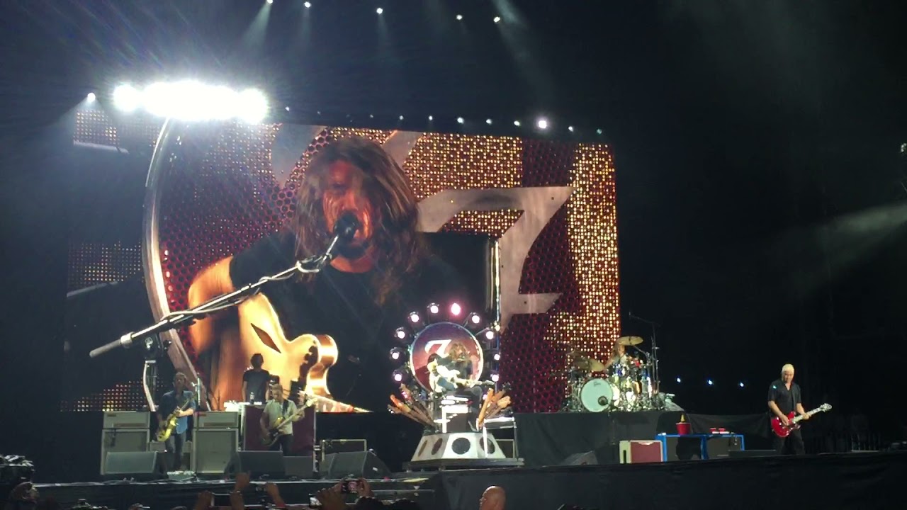 Foo Fighters- EVERLONG HD Break A Leg Tour @ Citi Field - 7/16/15