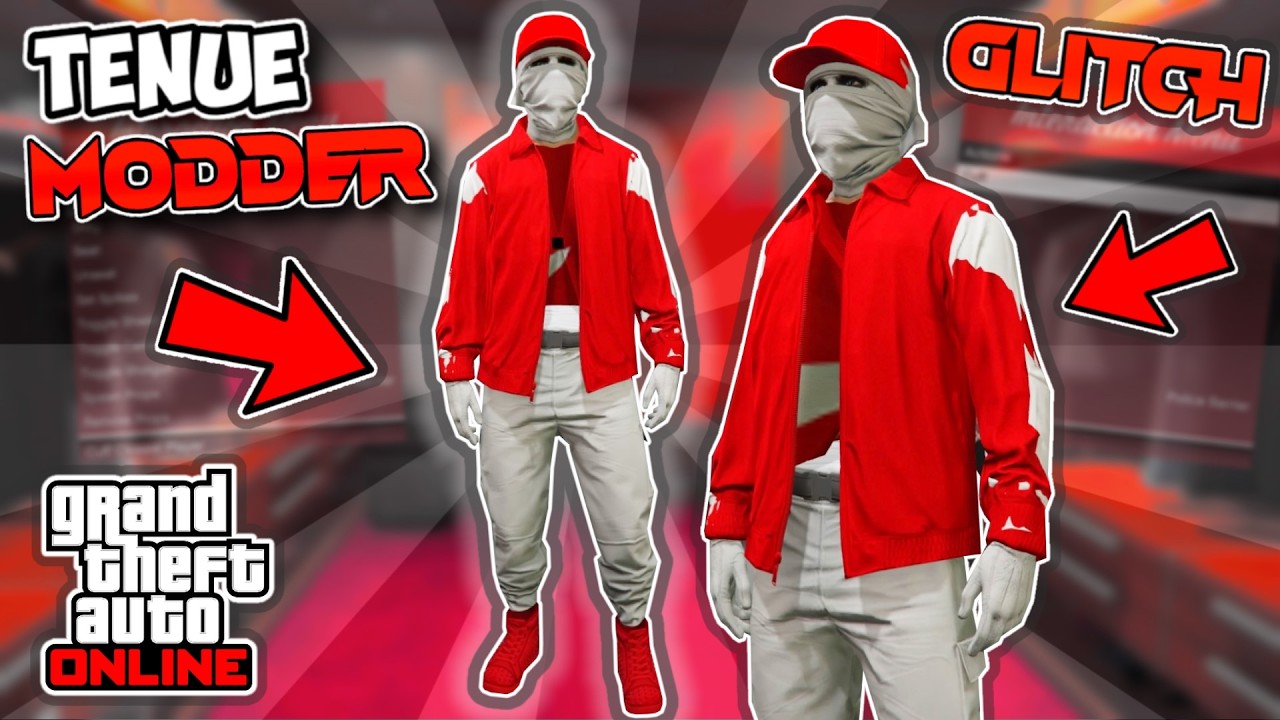 ✔*SANS CODAGES* AVOIR UNE TENUE MODDER (Jogger Blanc + Torse Invisible) | Gta 5 Online !