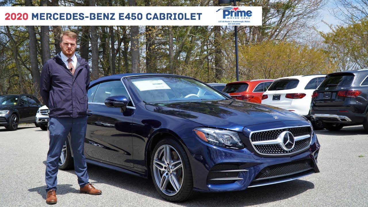 BRAND NEW 2020 Mercedes-Benz E450 Cabriolet | Video Tour with Sam