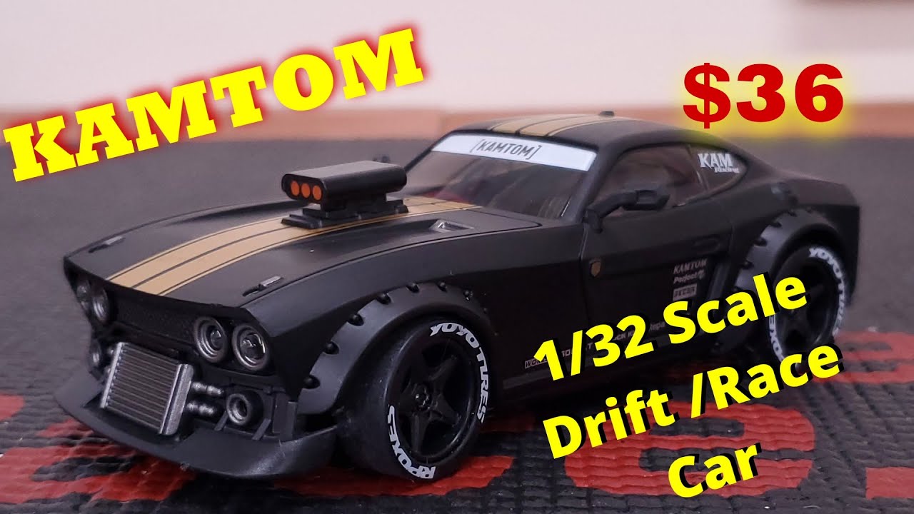 Kamtom 1/32 Scale RC Car: Mini Racer/Drifter, Mighty Fun! $36!!