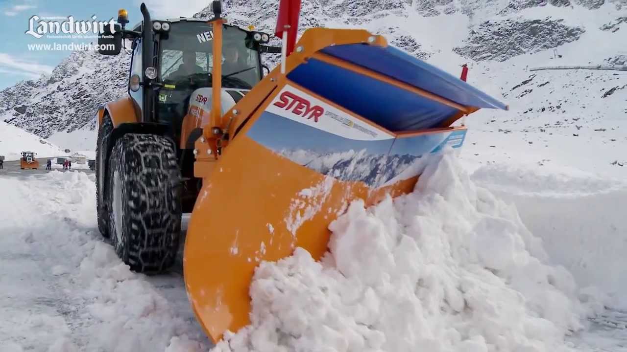 Steyr Traktoren im Winterdienst | German