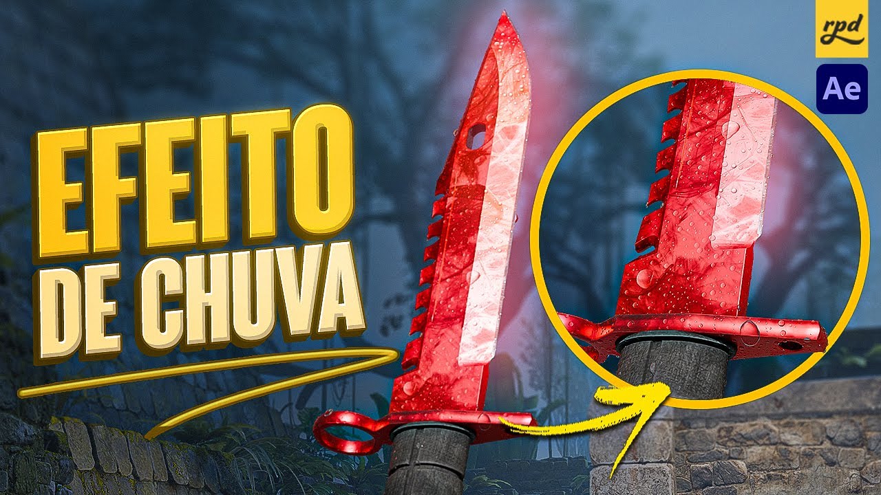 COMO FAZER ANIMAÇÃO NA CHUVA! (com efeito de chuva) - rpd academy