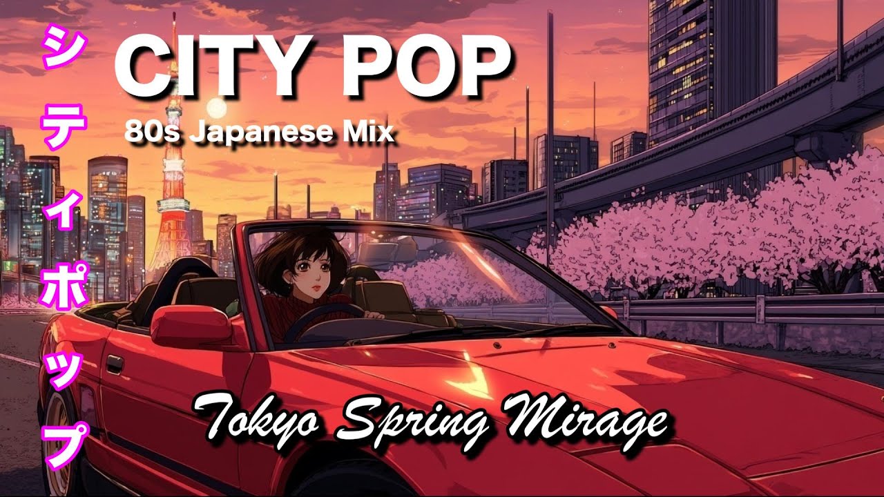 80s Japanese City Pop Mix 🌃  Tokyo Spring Mirage | A Sophisticated Love Journey in 1980s Tokyo