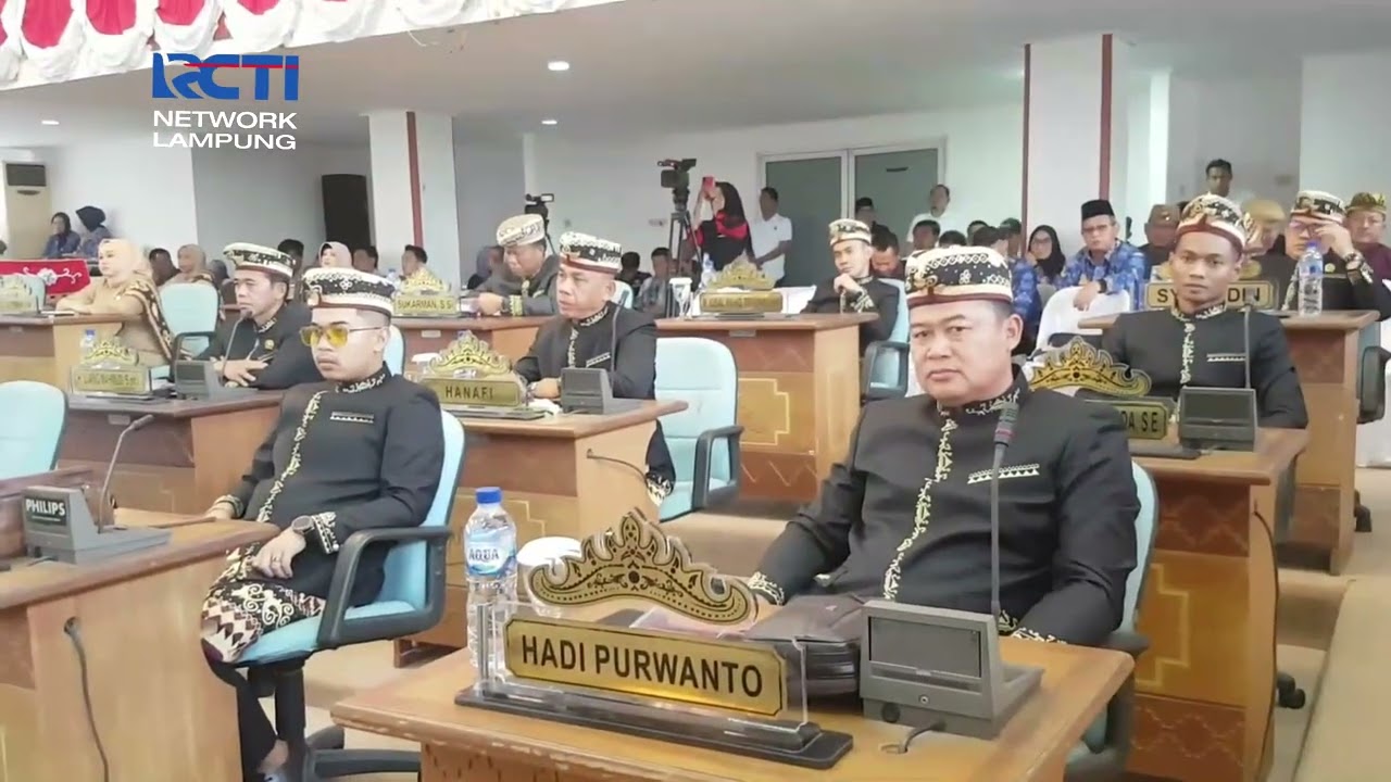 (SEPUTAR LAMPUNG): SIDANG PARIPURNA  HUT 79 LAMPUNG TENGAH