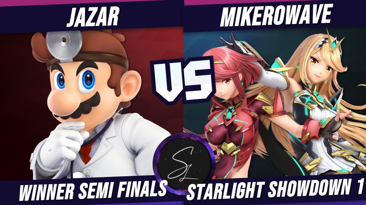 JaZaR (Dr. Mario) vs Mikerowave (Pyra/Mythra) | Winner Semi Finals | Starlight Showdown 1