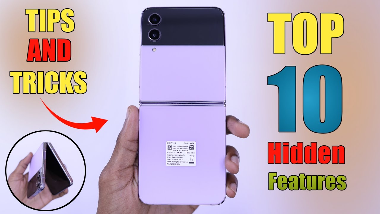 Samsung Z Flip 4 5G Tips & Tricks | Top 10+ Special Features - Hindi